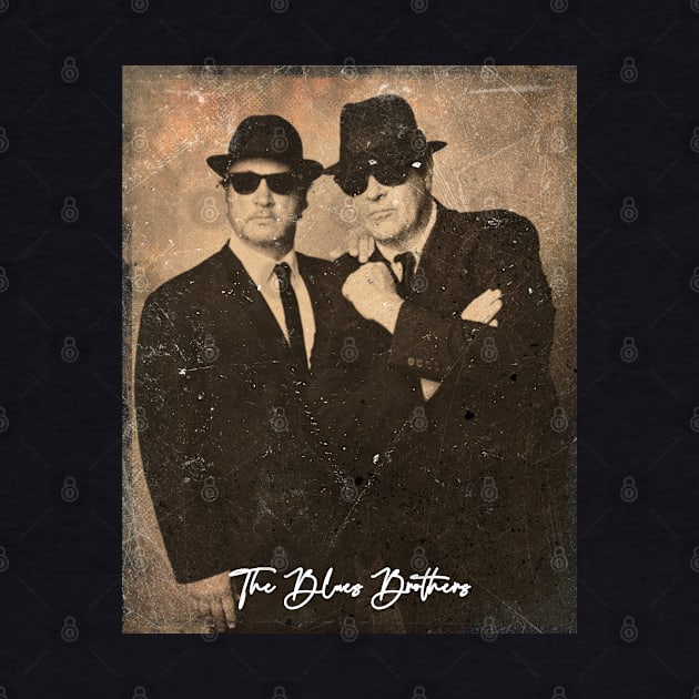 Vintage The Blues Brothers 80s Style by Ihkwan Art